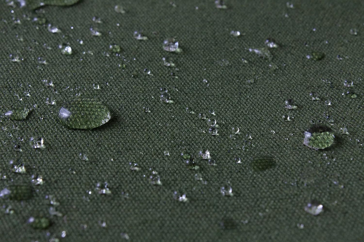 Green Canvas Tarp 12oz Heavy Duty Water Resistant 10' x 16' Pack of 2 T289062
