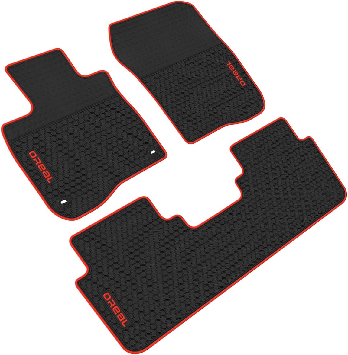 All Weather Floor Liners Custom Fit Heavy Duty Rubber Car Mats B410