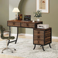 55" Computer Desk with 5 Drawers N345