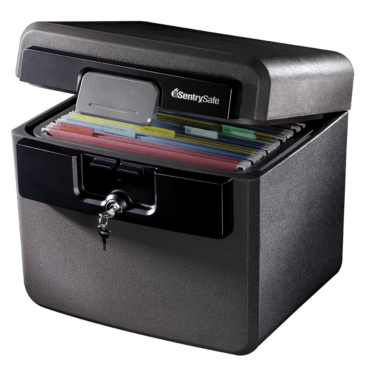 Fire-Resistant Water-Resistant Key Lock Safe Box 0.65 cu. ft. E62229