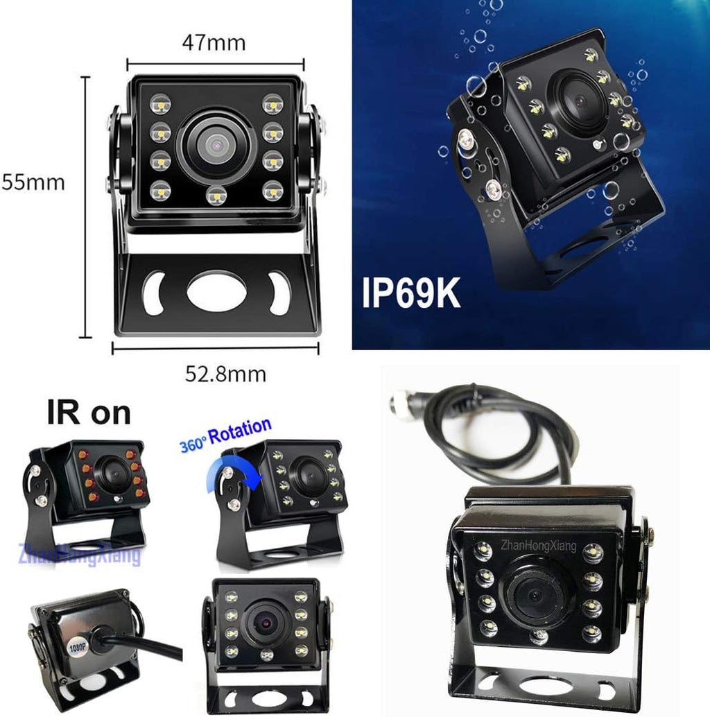 IP69 Waterproof HD 1080P Rear View Camera and 9 IPS Monitor System B15567