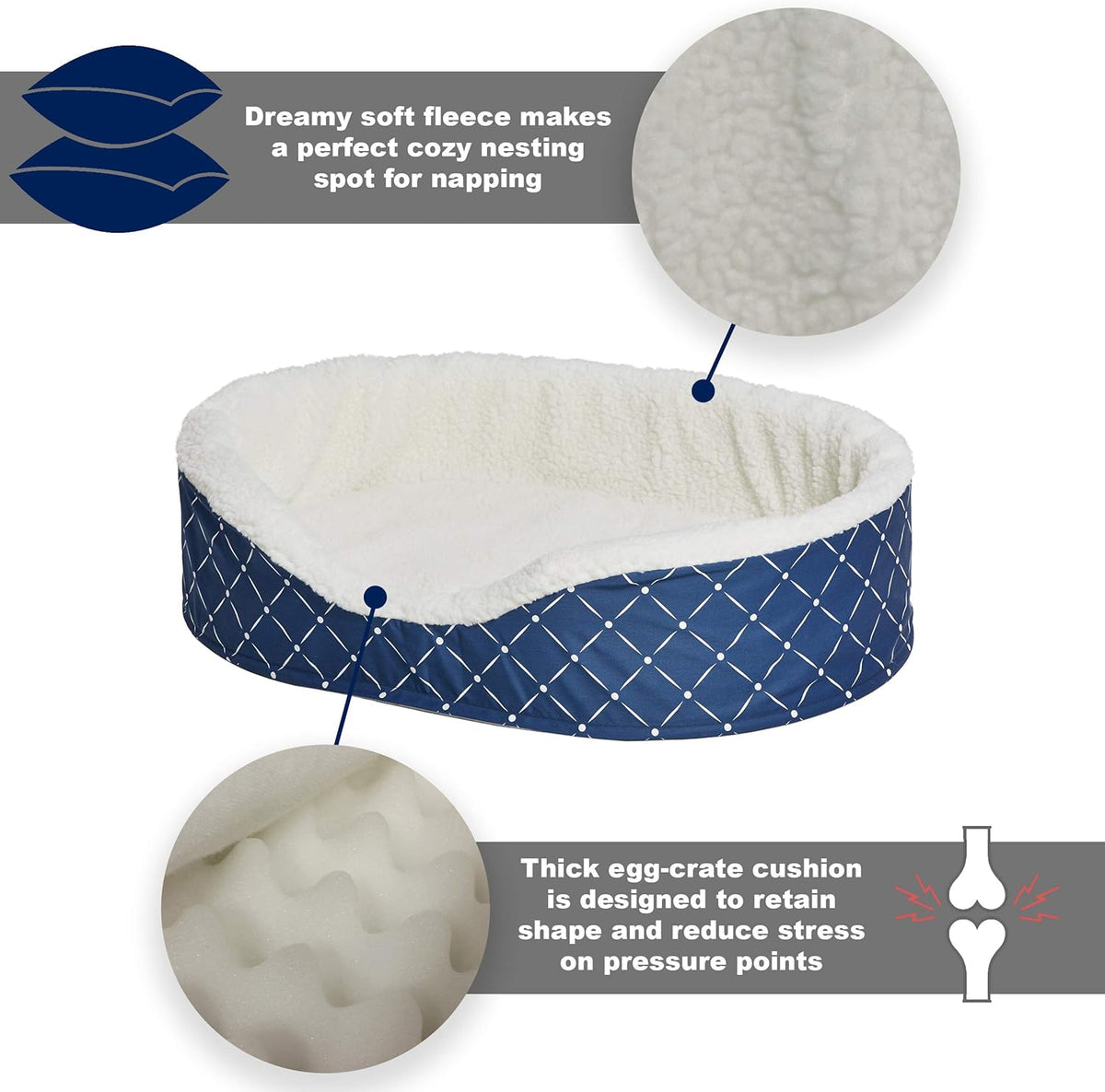 Small Orthopedic Pet Bed C979