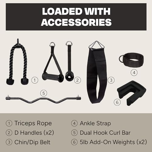 Functional Trainer Cable Machine Home Gym Weight Machine I407