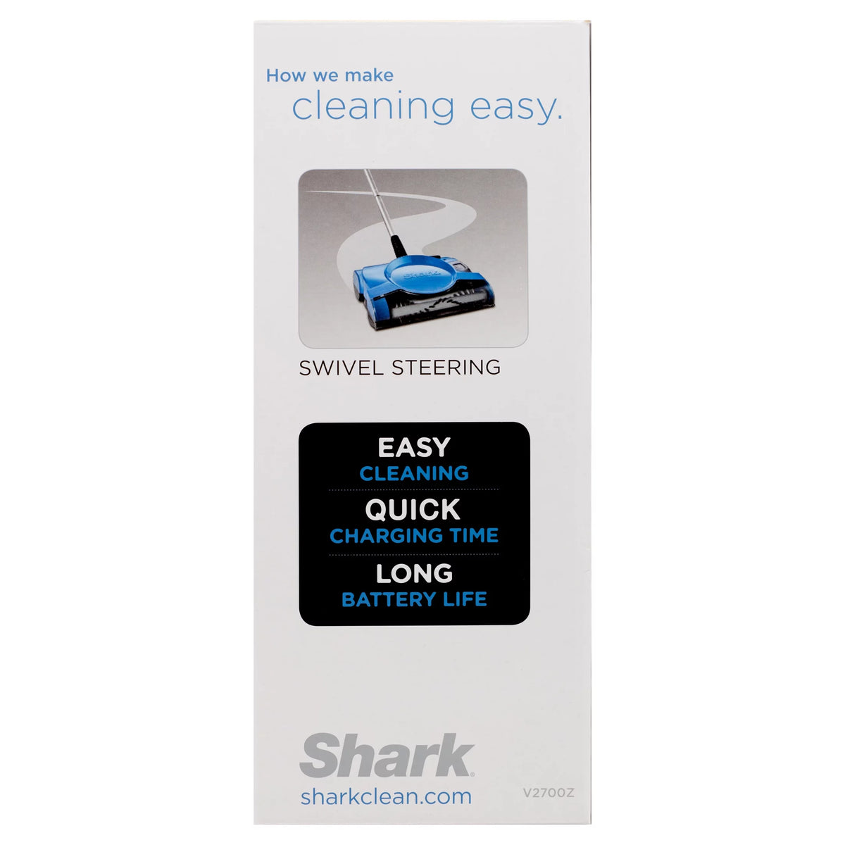 Lightweight 10 Inch Cordless Rechargeable Floor and Carpet Sweeper X8132