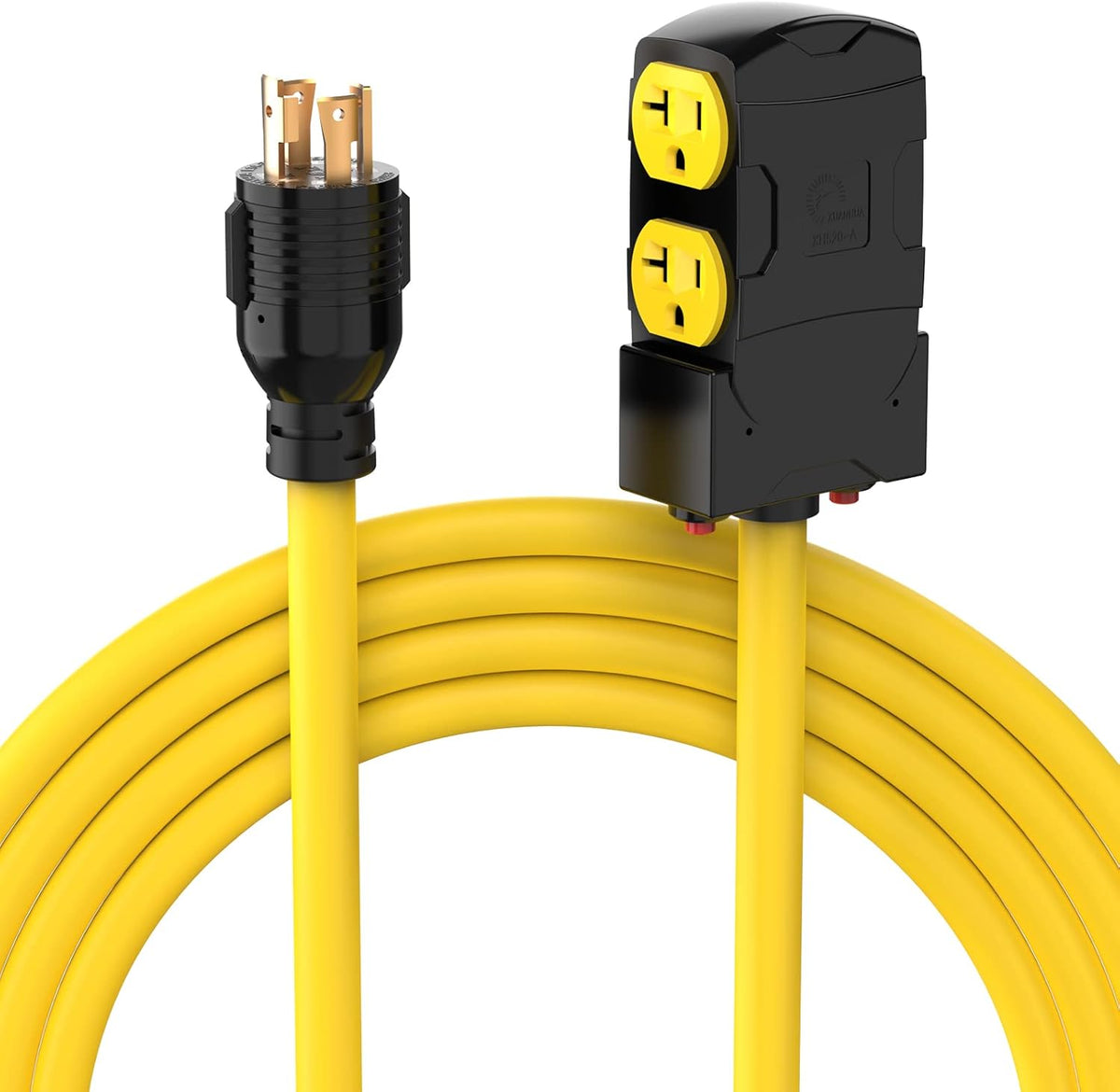 25 Feet 30A 125/250 Volt Generator Extension Power Cord L13242