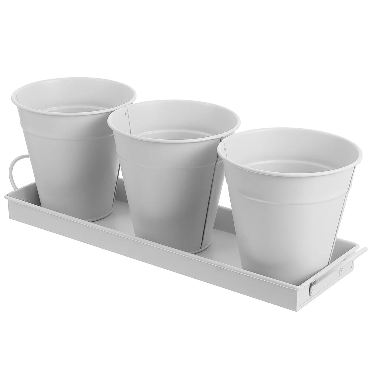 9 pcs Garden Flower Pot with 1pc Tray W970