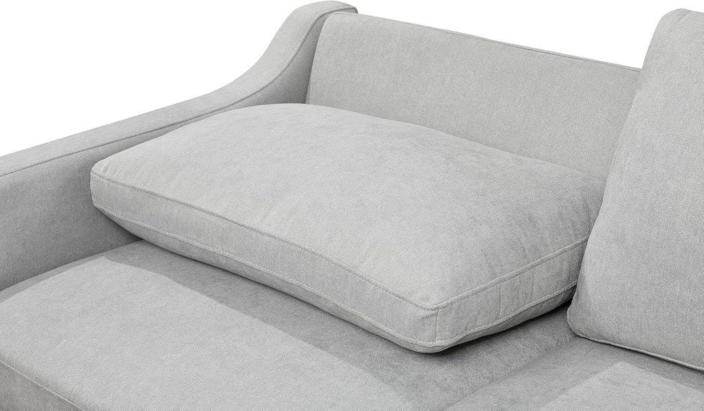 Light Gray Queen Sleeper Sofa Bed with Pullout Bed A2878
