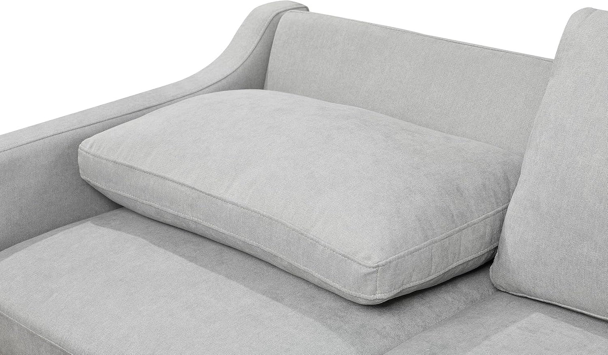 Light Gray Queen Sleeper Sofa Bed with Pullout Bed A2878