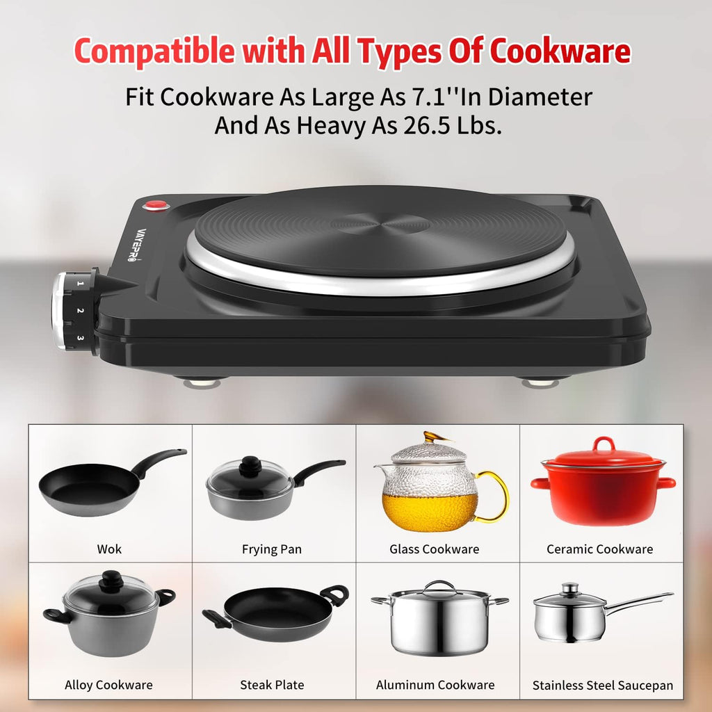 1800W Portable Double Electric Hot Plate G134