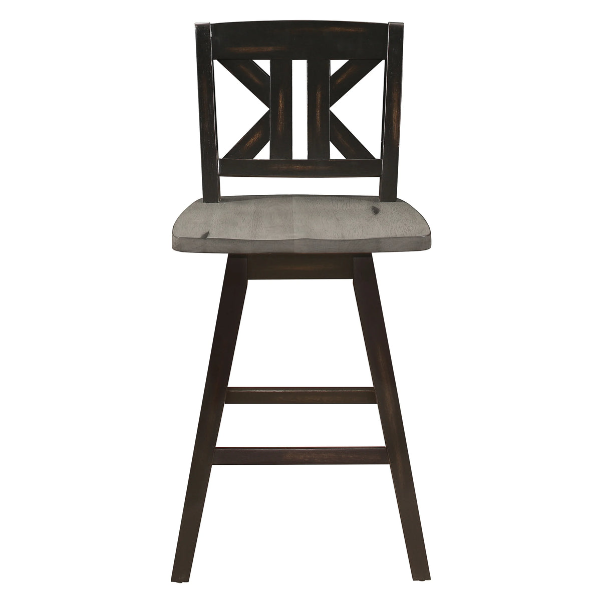 Black Sand-Through Swivel Counter Stool Z839350