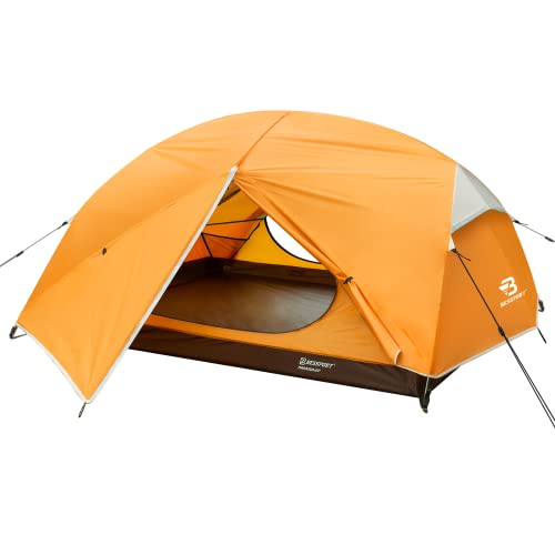 Lightweight Backpacking Tent for 2-3 Person, Waterproof Windproof Double Layer C332
