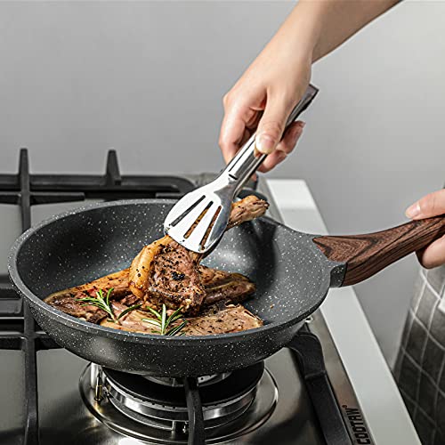 Nonstick Ceramic Frying Pan Skillet with Lid, 12.5 Inch M629682