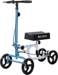 White + Blue Adjustable Knee Scooter L672