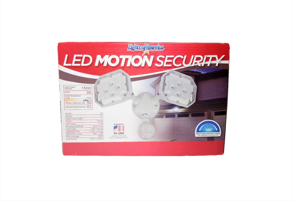 Outdoor Dual Head Motion Sensor LED Security Light R749