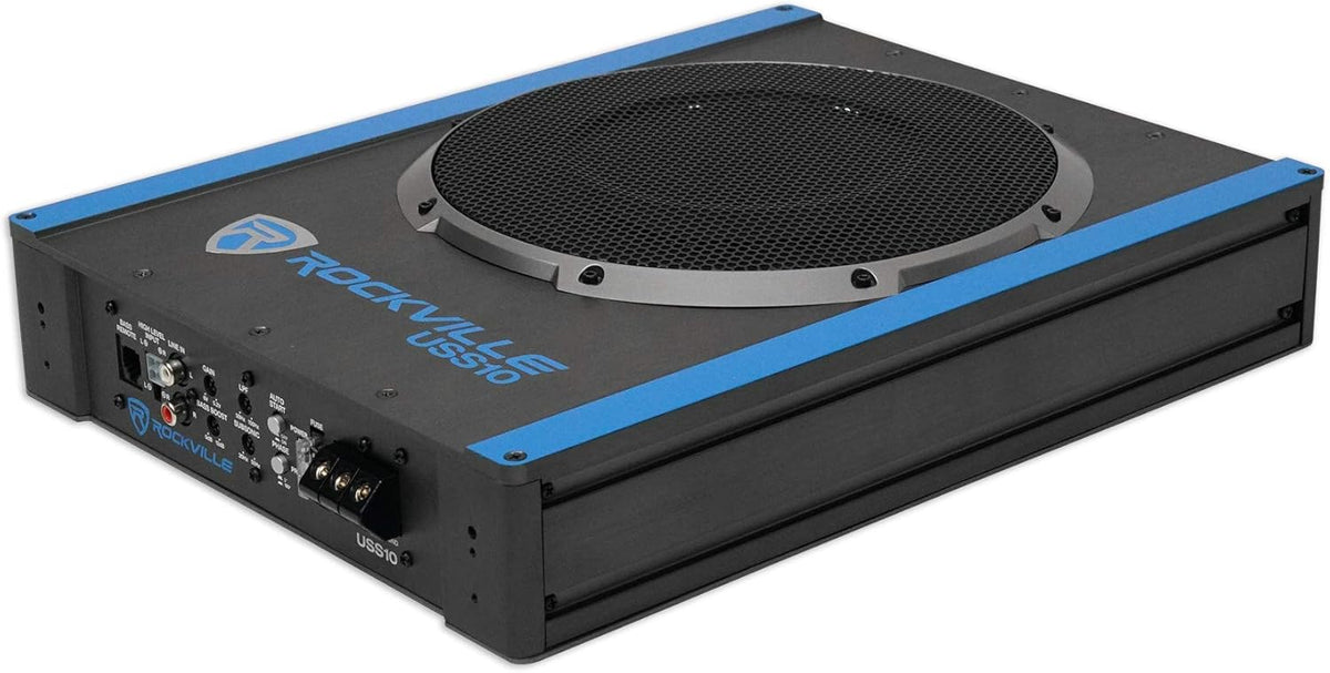 10" 800w Slim Under-Seat Active Powered Car Subwoofer M89059