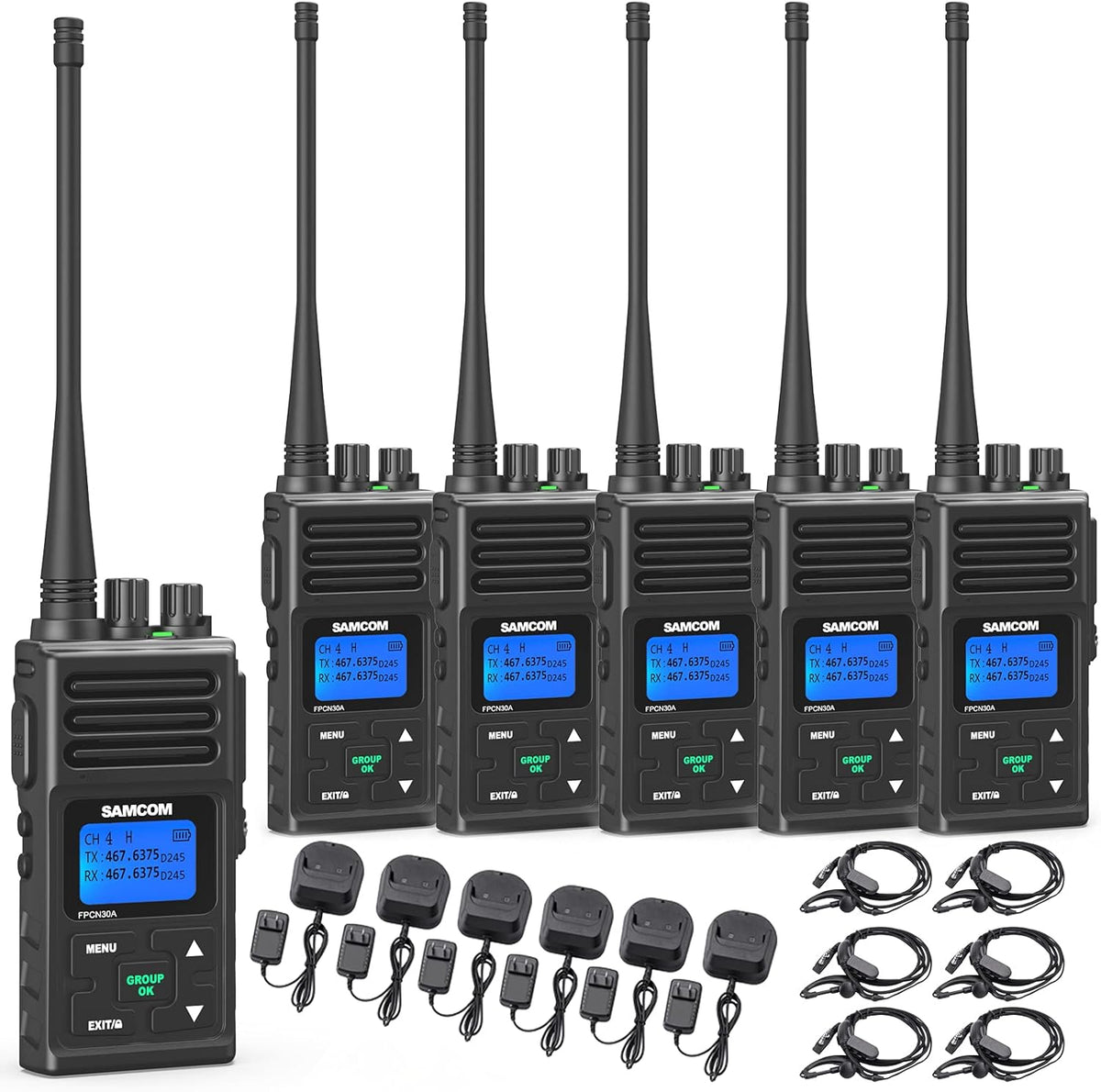 5W Two Way Radios 6 Packs Q5265