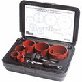 8pc Electricians Hole Saw Kit with Case G910