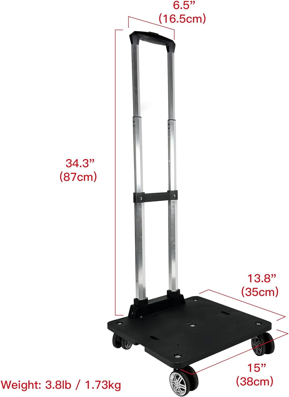 Spinner Wheelbase Luggage Cart H1941