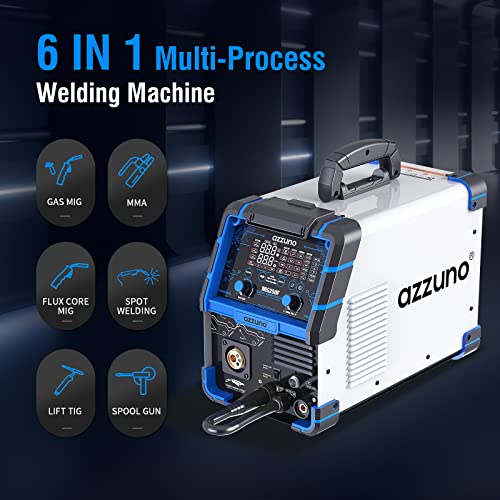 200A MIG Welder, 110V/220V Dual Voltage, 4 in 1 MIG/TIG/Stick ARC Welder V7099