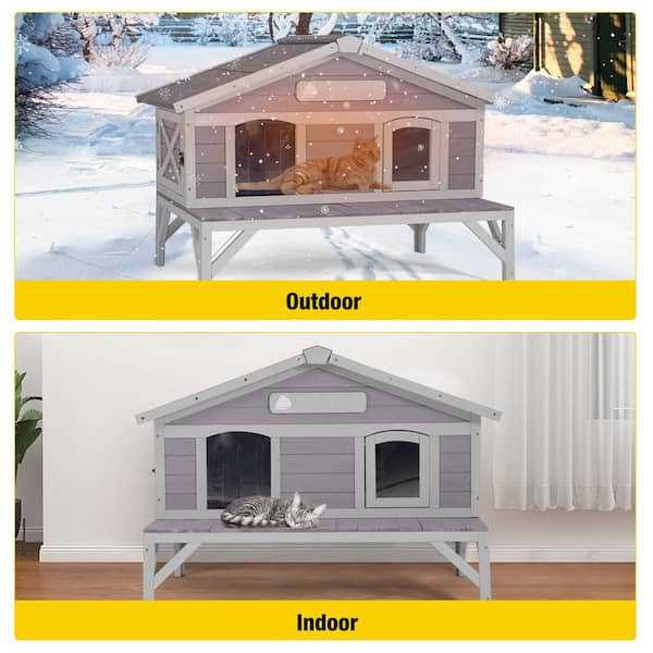 Wooden Cat House B219