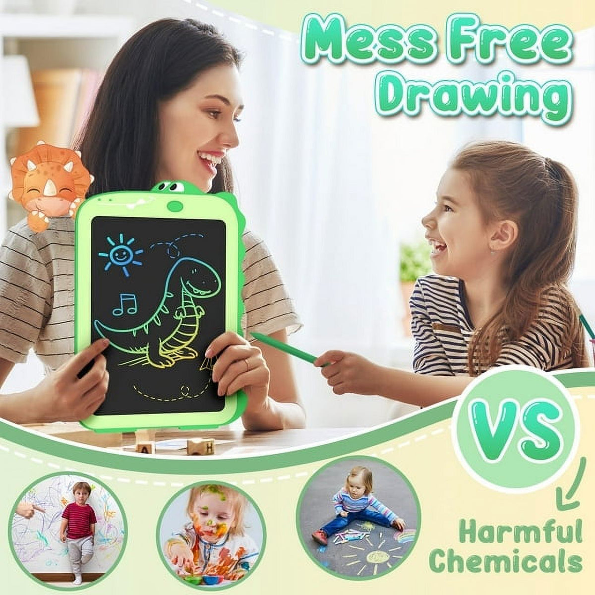 LCD Writing Tablet Drawing Board Dinosaur Toys V180
