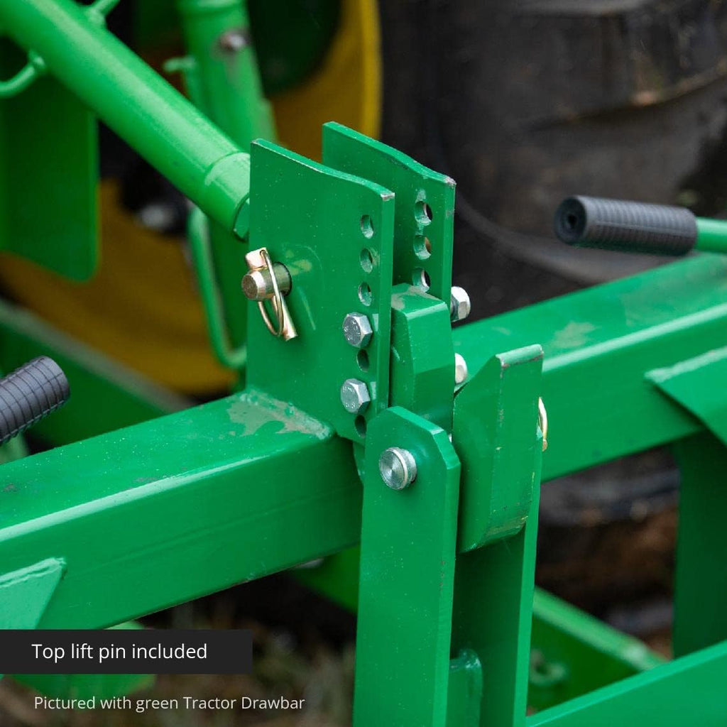 Tractor Drawbar with Suitcase Weight Brackets 2 Receiver CAT 1 3-Pt D7203