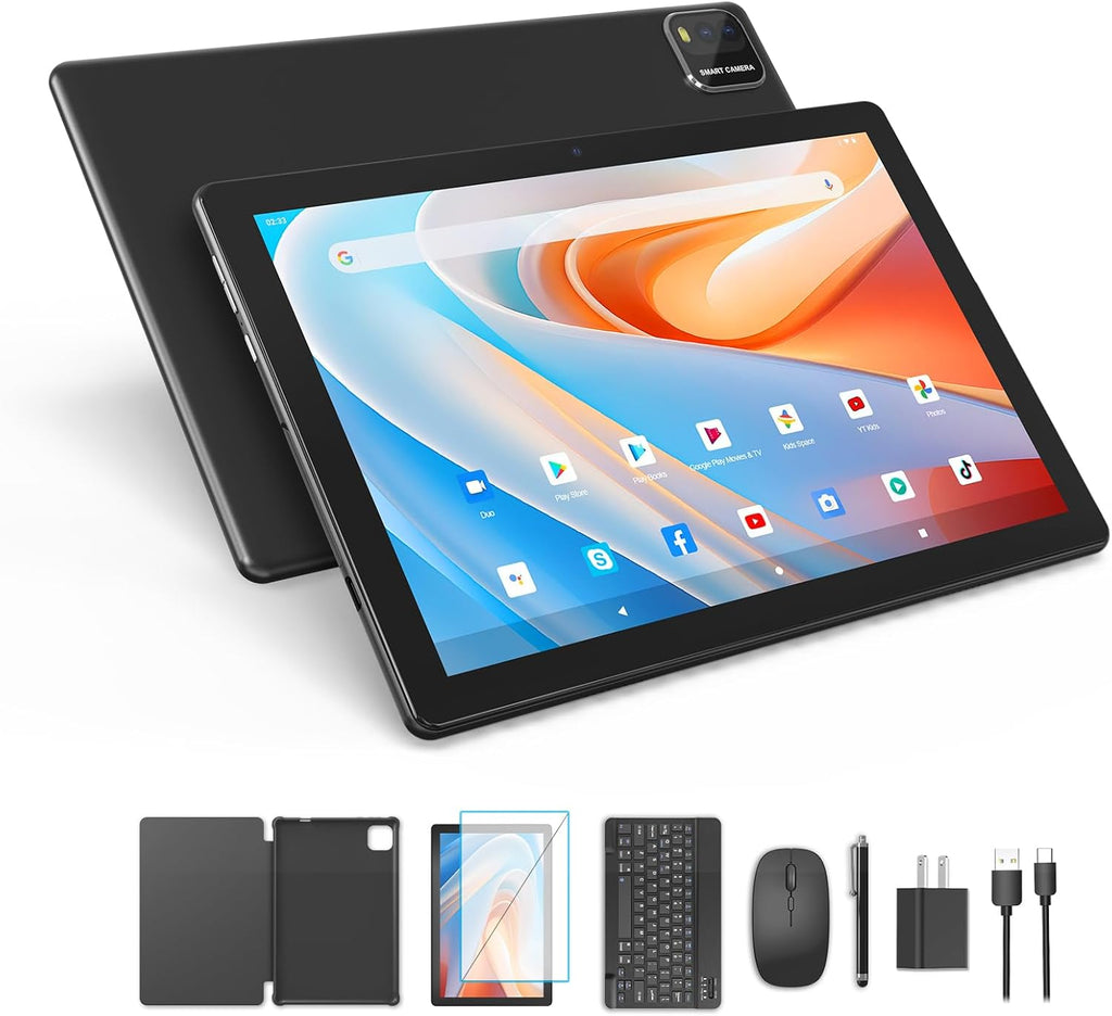 6GB RAM 64GB ROM 10 inch Android Tablet with Keyboard X84547