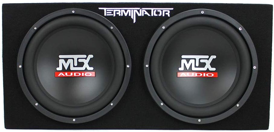 12" 1200 Watt 4 Ohm Dual Loaded Car Audio Subwoofer Package with Sub Enclosure Z151115