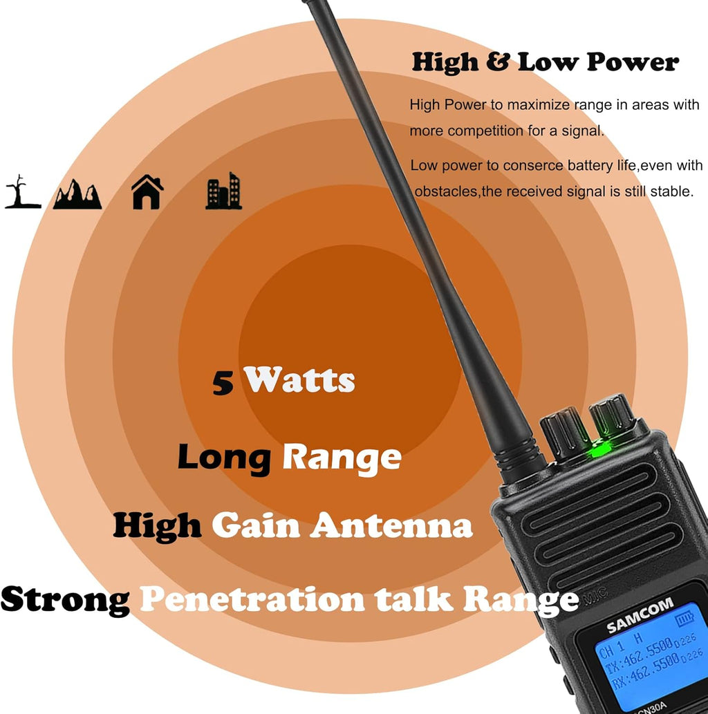 5W Two Way Radios 6 Packs Q5265