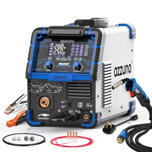 200A MIG Welder, 110V/220V Dual Voltage, 4 in 1 MIG/TIG/Stick ARC Welder V7099