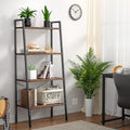 4-Tier Wood Ladder Shelf Bookcase R30238