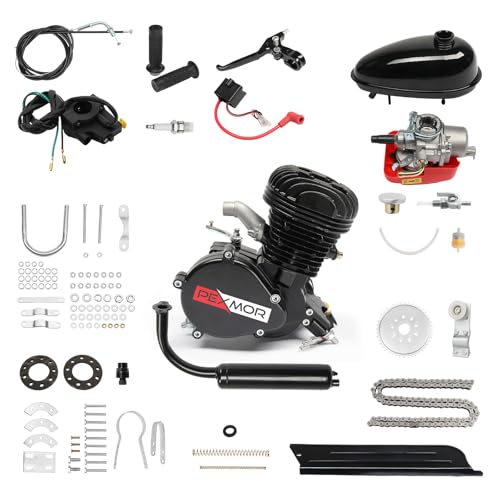 100cc 2 Stroke Gas Bicycle Engine Motor Kit for 26-28" V-Frame Bikes J6761