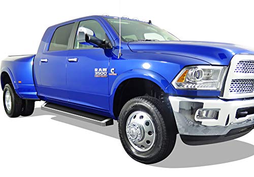 304 Stainless Steel Polished 6in Running Boards Side Steps T13562