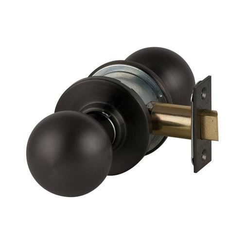 Satin Bronze Passage Door Knobset D5299