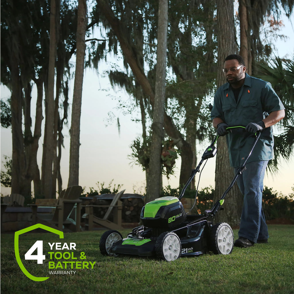 80V 21 Self Propelled Mower 5Ah Battery & Charger T40175