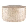 Gold Capiz Mosaic Coffee Table L6359