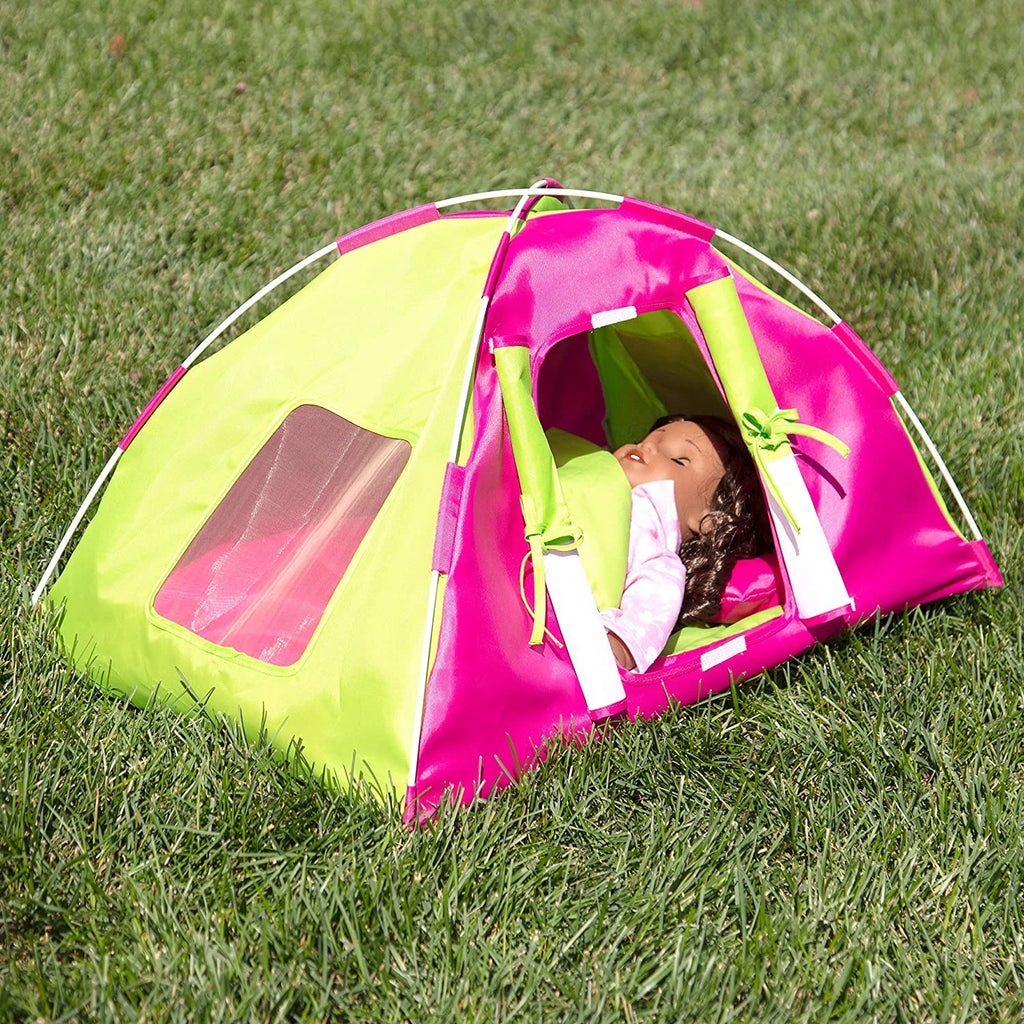 Doll Camping Bed Tent with Sleeping Bag & Pillow L857
