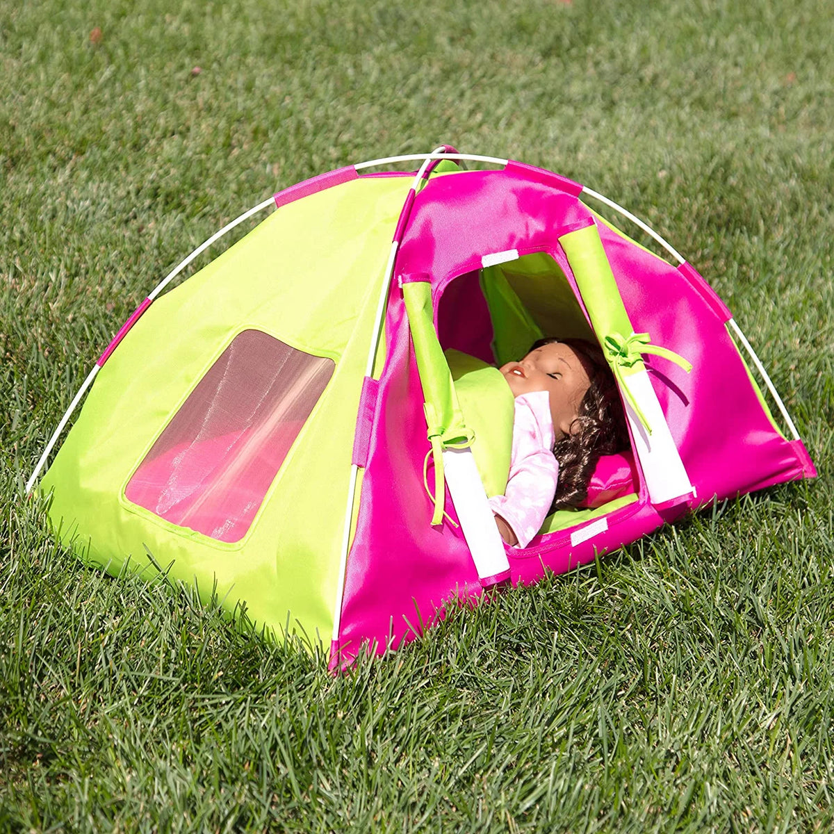 Doll Camping Bed Tent with Sleeping Bag & Pillow L857