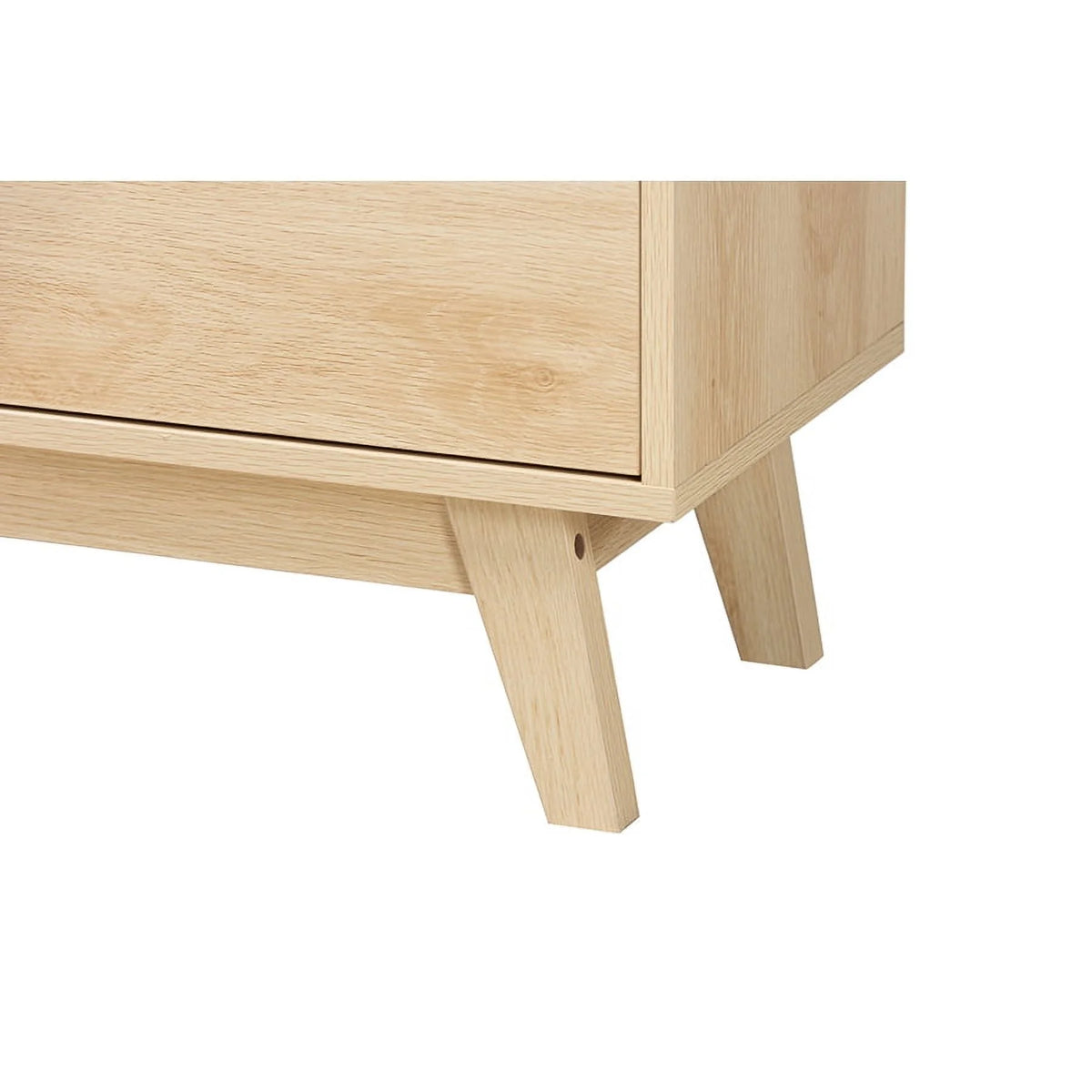 Oak Brown Finished Wood Bookshelf Z699