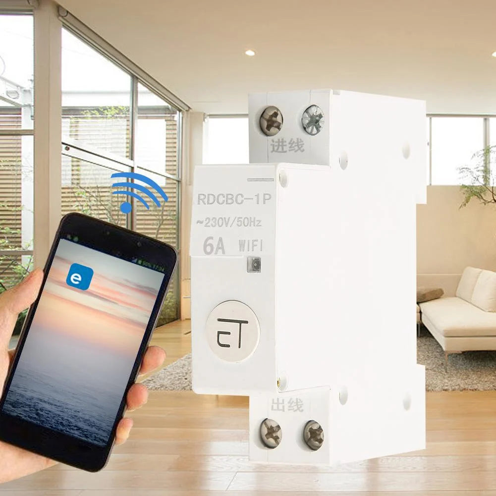 Remote Control WIFI Circuit Breaker 1P 6A V1233