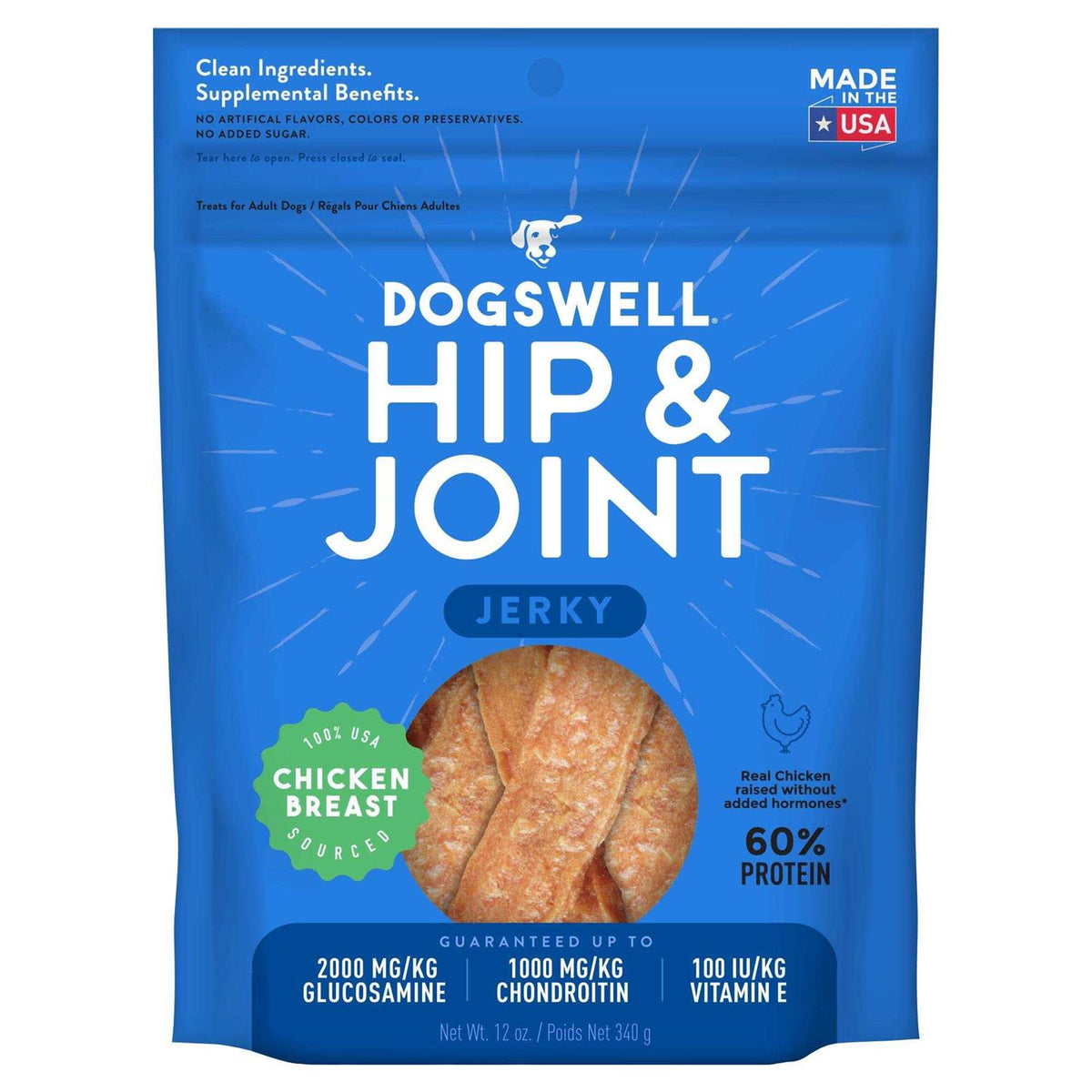 Chicken Dog Hip & Joint Jerky M275