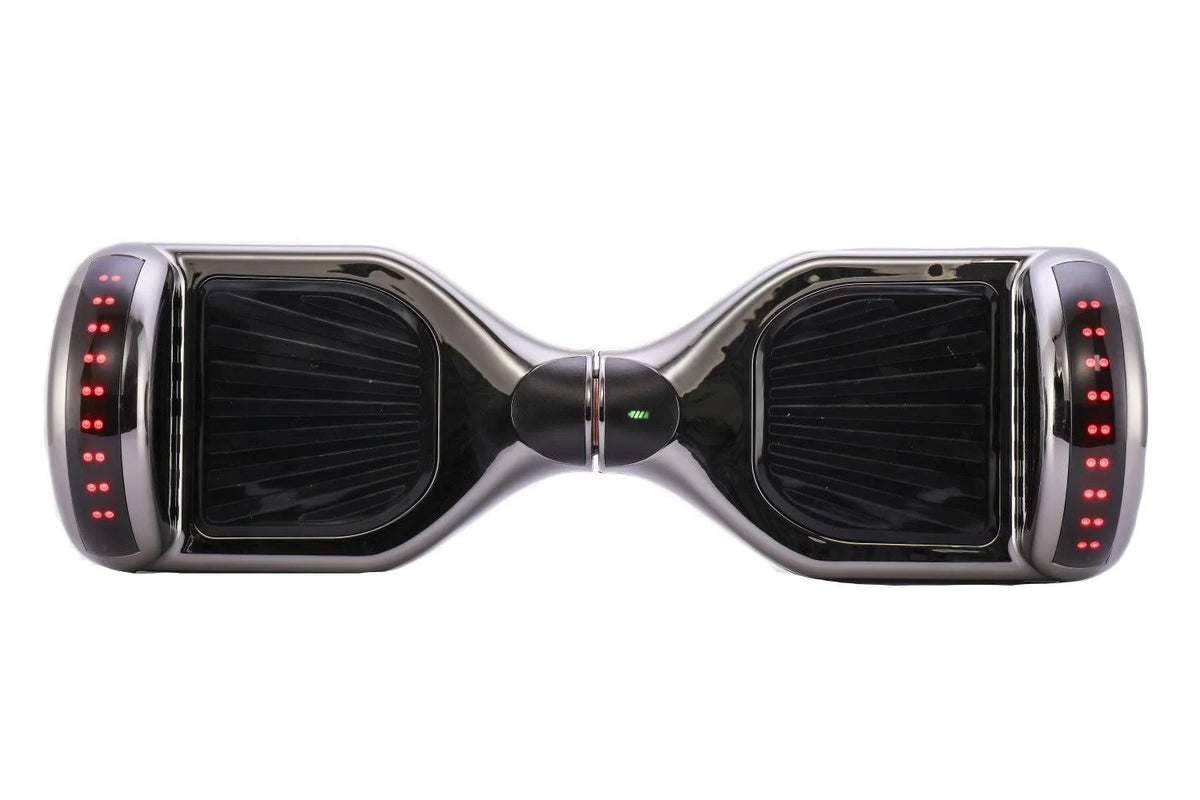 Chrome Black 36V Hoverboard with Bluetooth Speakers U374