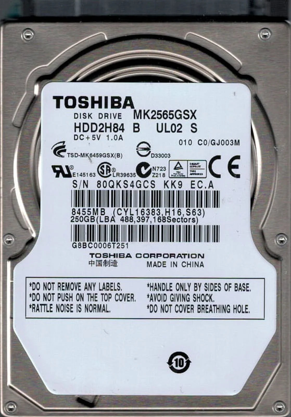 250GB A313547