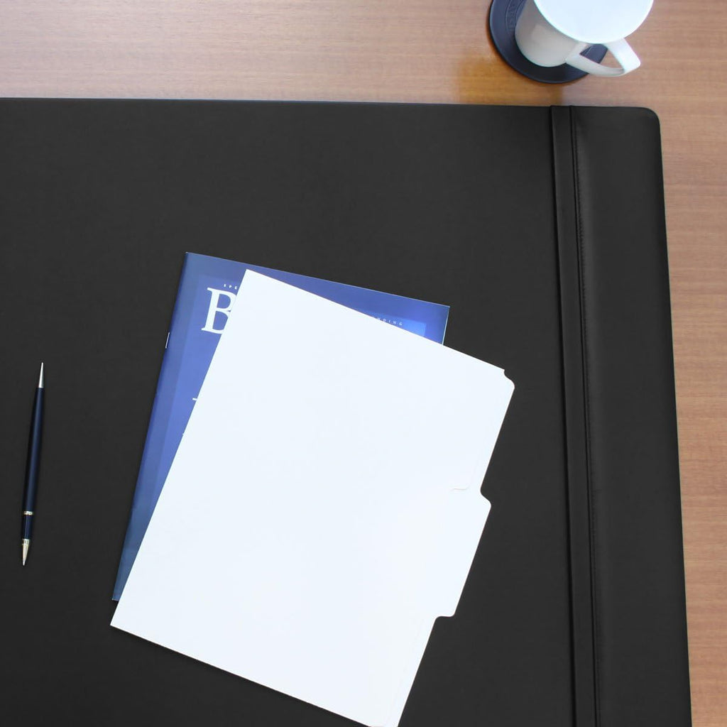 Black Leather Desk Pad W850652