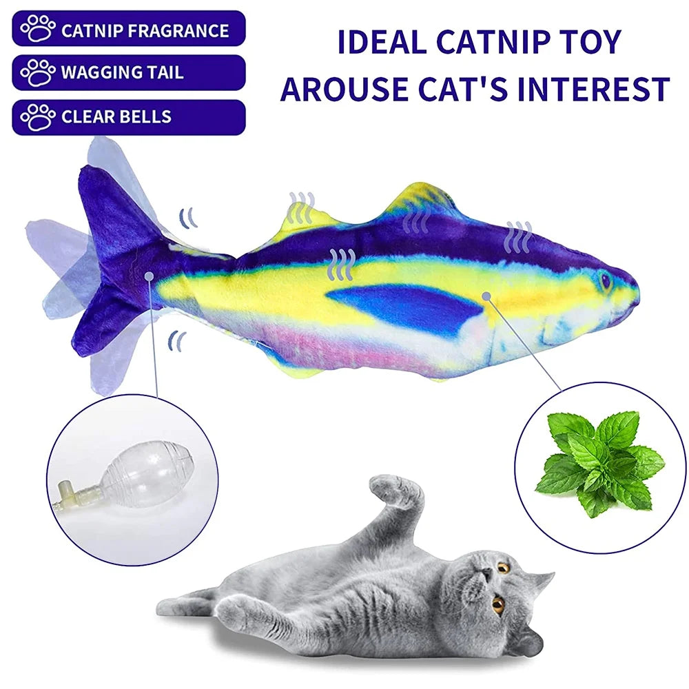 Wiggle Fish Catnip Plush Cat Toy J1810