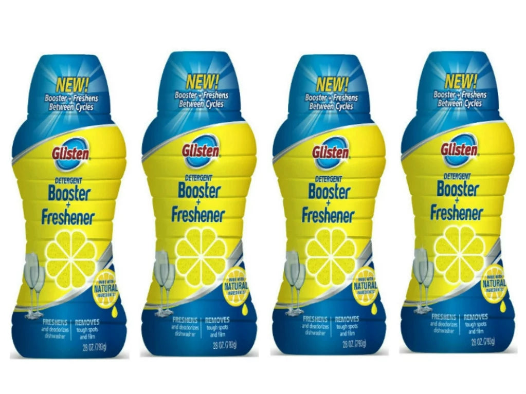 Dishwasher Detergent Booster + Freshener, 28 oz, 4 Bottles T8920