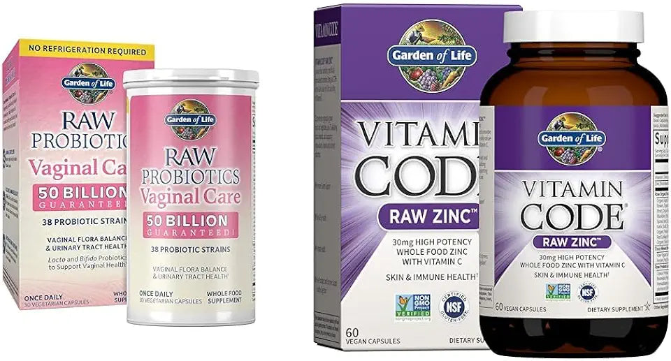 50 Billion CFU Probiotics with 30mg Zinc Q576