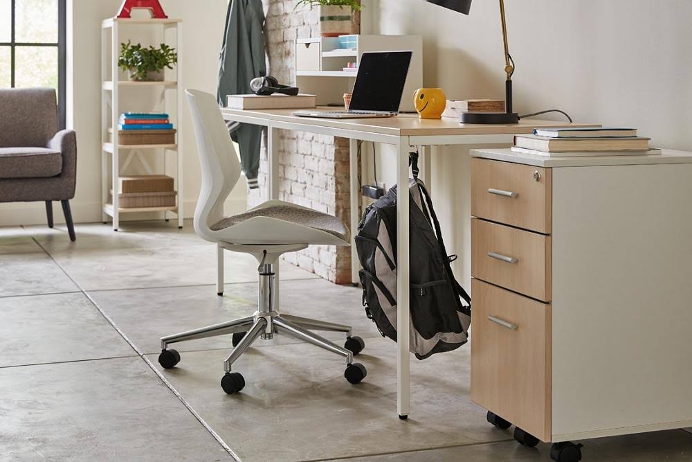 Light Maple Mobile Pedestal Box File N105