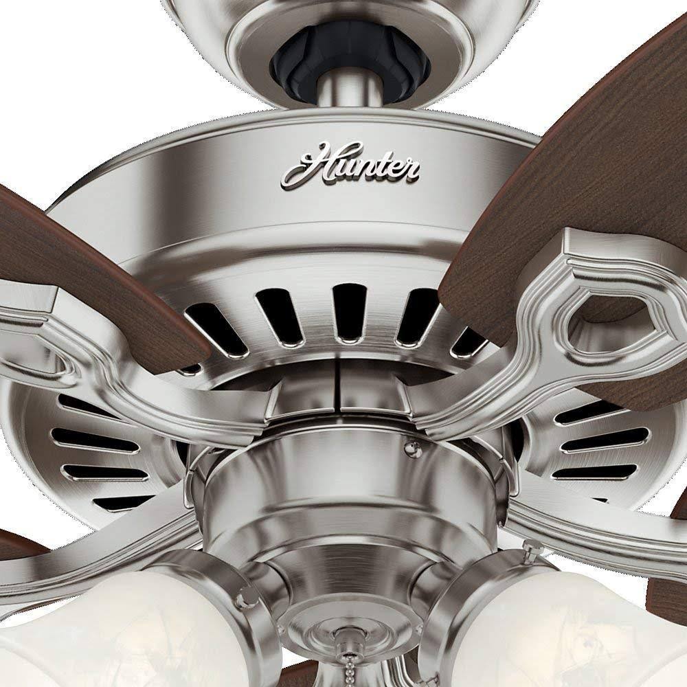 Brushed Nickel 42-Inch Ceiling Fan with Five Blades B771
