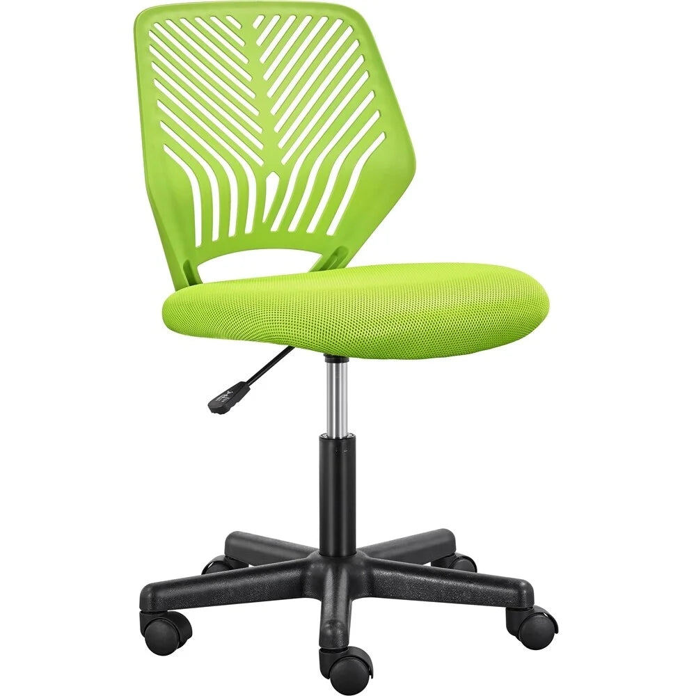 Purple Adjustable Armless Swivel Office Chair T14943